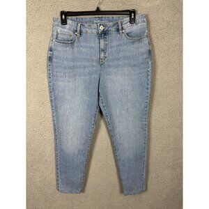Style & Co Women's Mid-Rise Curvy Skinny Jeans Size 16 Blue Denim NWOT's